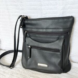 Rossetti Crossbody Bag Black Adjustable Straps Everyday Capsule Piece